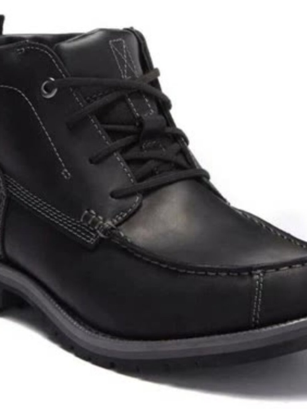 Timberland Grantly Moc Toe Chukka Boots — Black, Men's Size 8